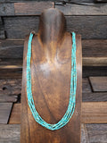 Five-Strand Turquoise Heishi Necklace