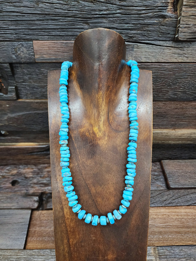 Turquoise and Sterling Silver Necklace