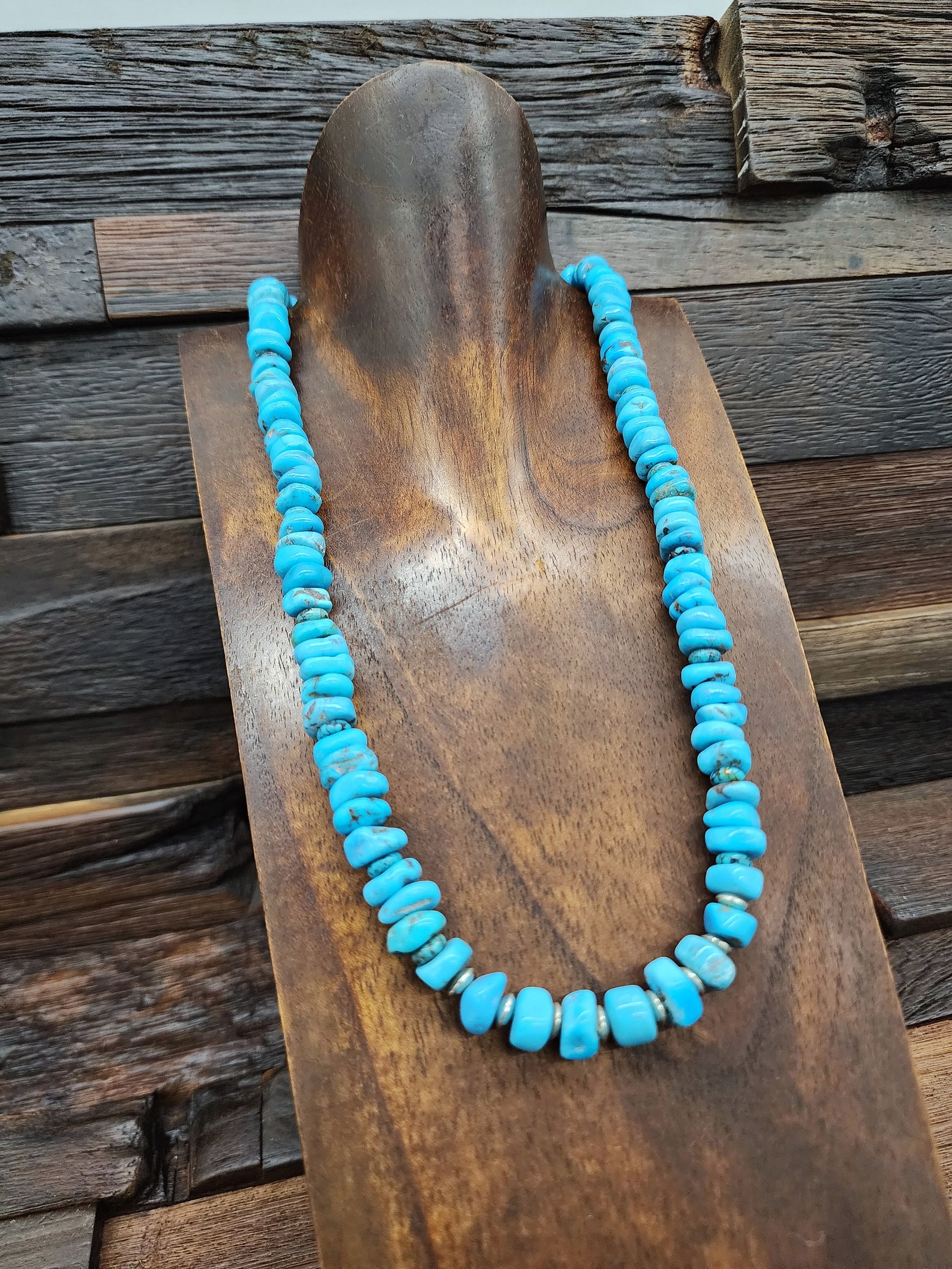 Turquoise and Sterling Silver Necklace