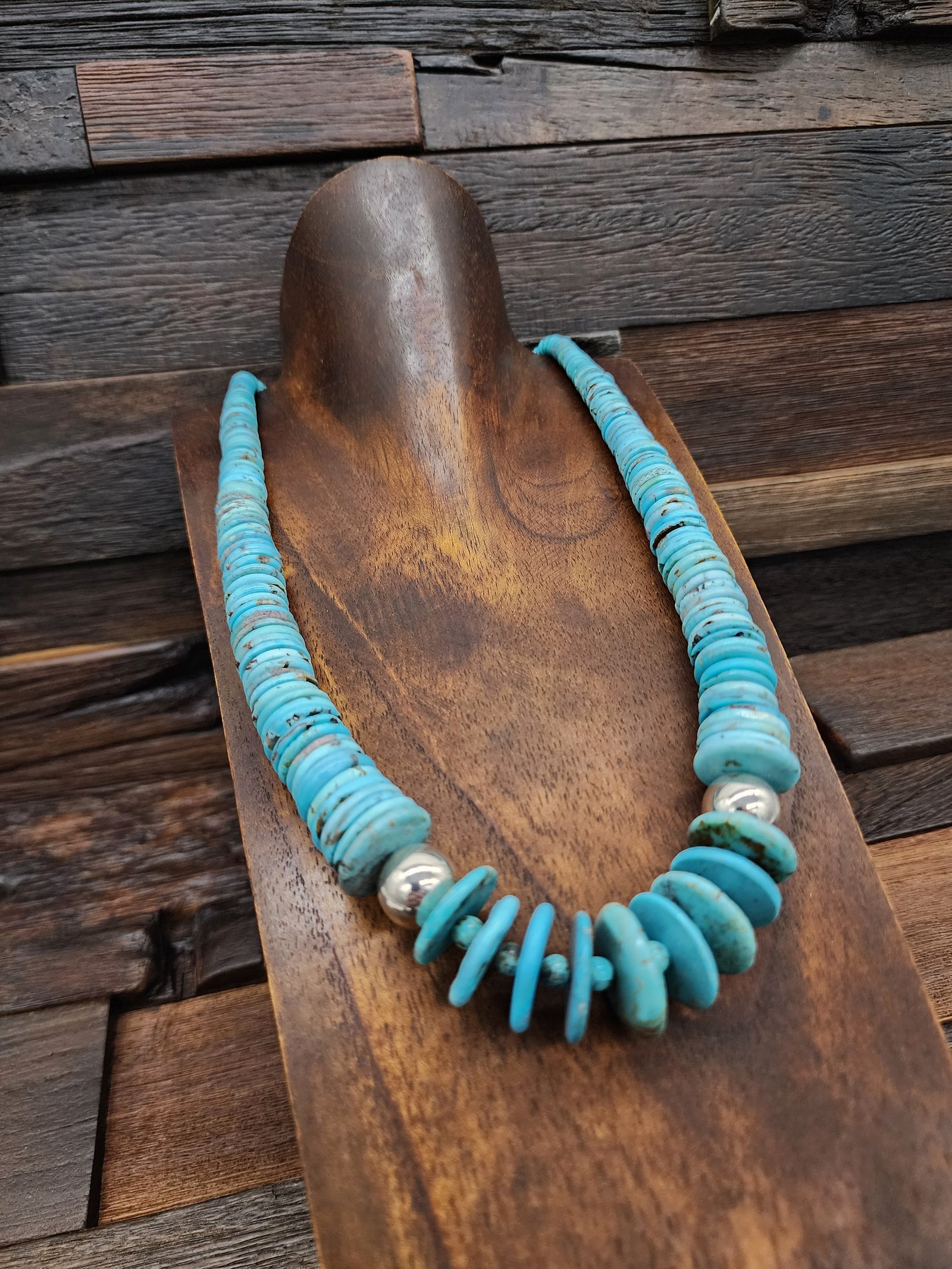 Nacozari Turquoise Disc Necklace