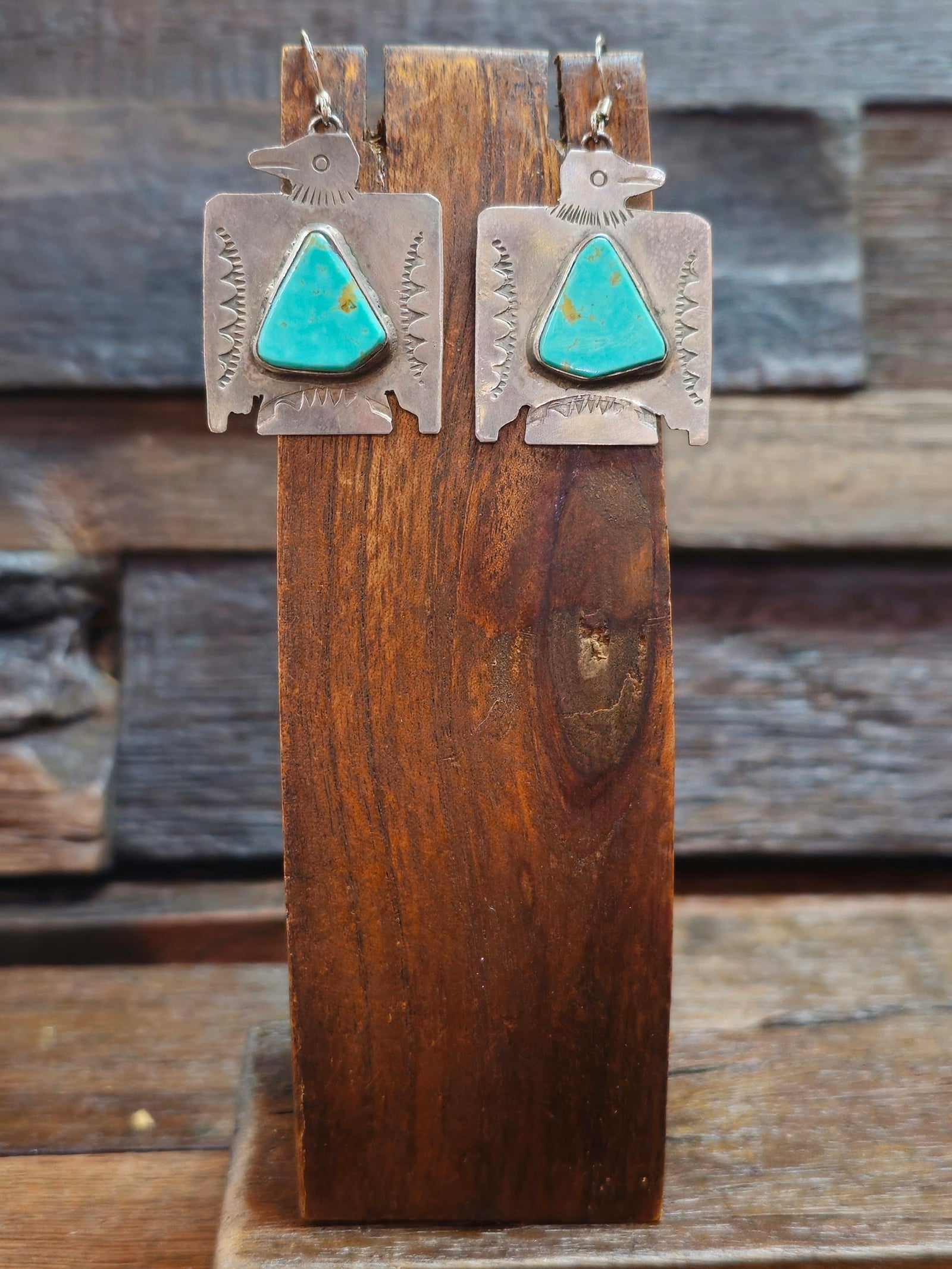 Fred Begay Thunderbird Earrings