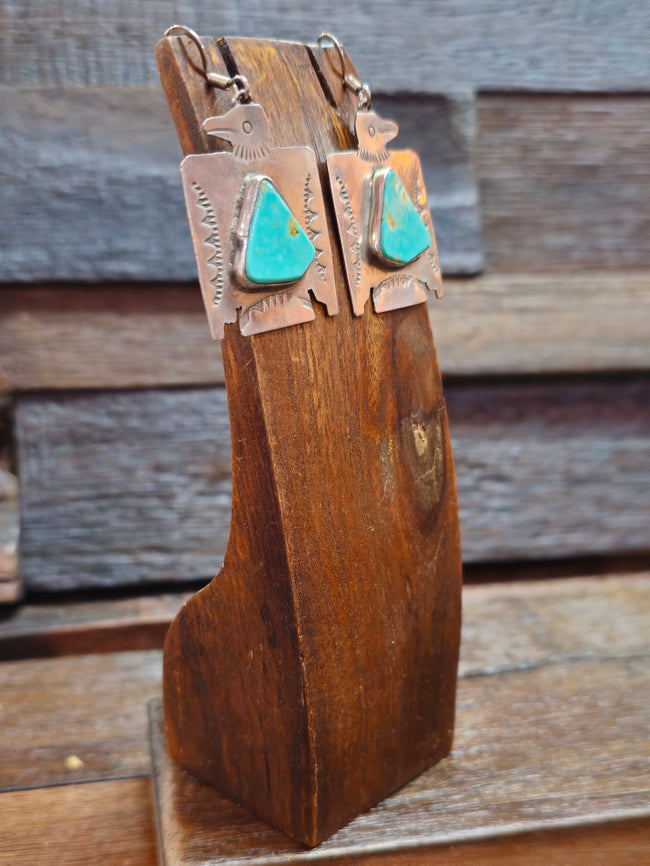 Fred Begay Thunderbird Earrings