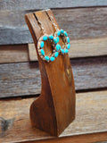 Joanne Spencer Turquoise Circle Earrings