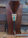 Two-stone Bolo Tie by J. Delgarito