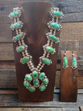 LaRose Ganadanegro Sonoran Squash Blossom and Earring Set