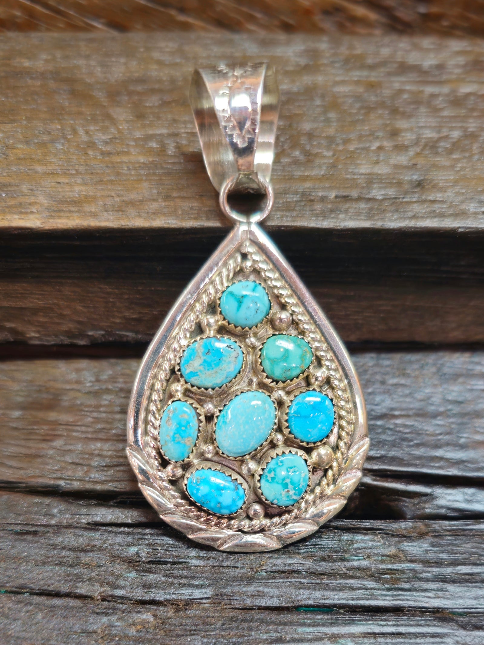 P. Spencer Teardrop Cluster Pendant