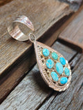 P. Spencer Teardrop Cluster Pendant