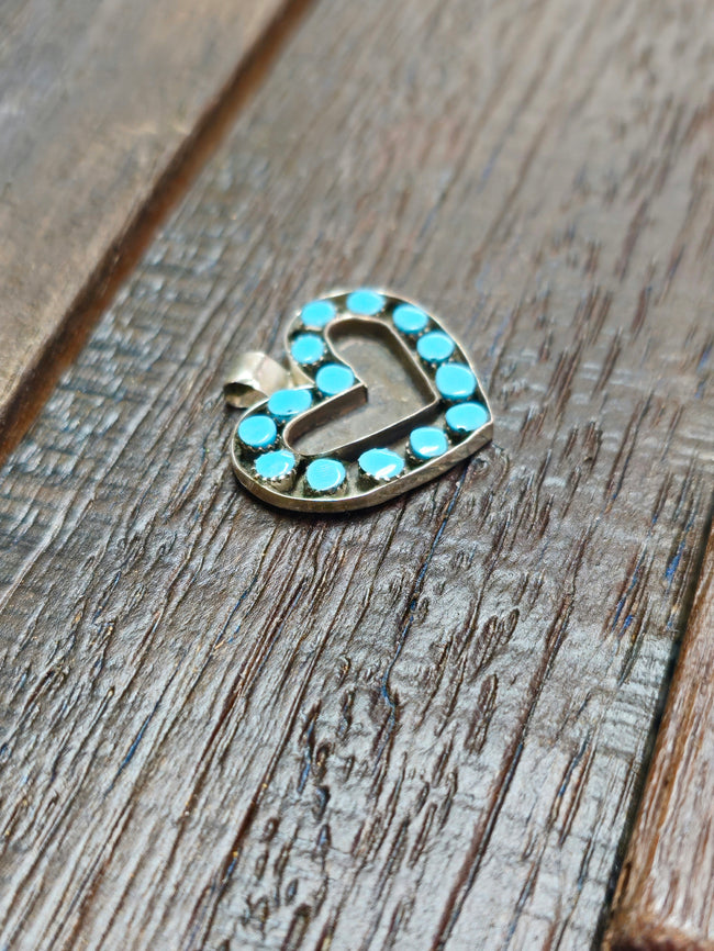 Turquoise Heart Pendant