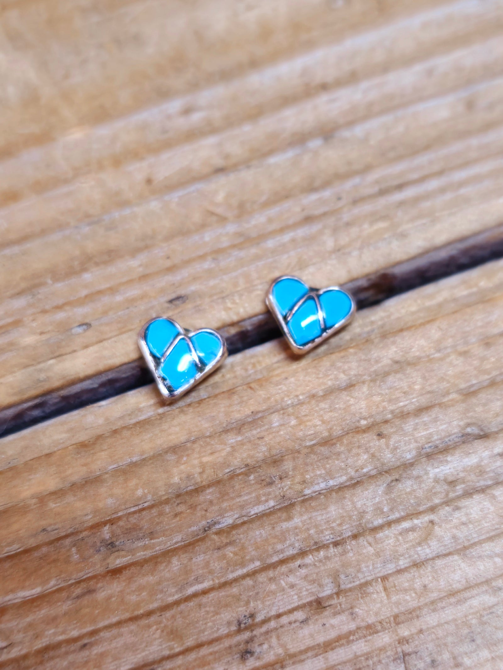 Turquoise Inlay Studs