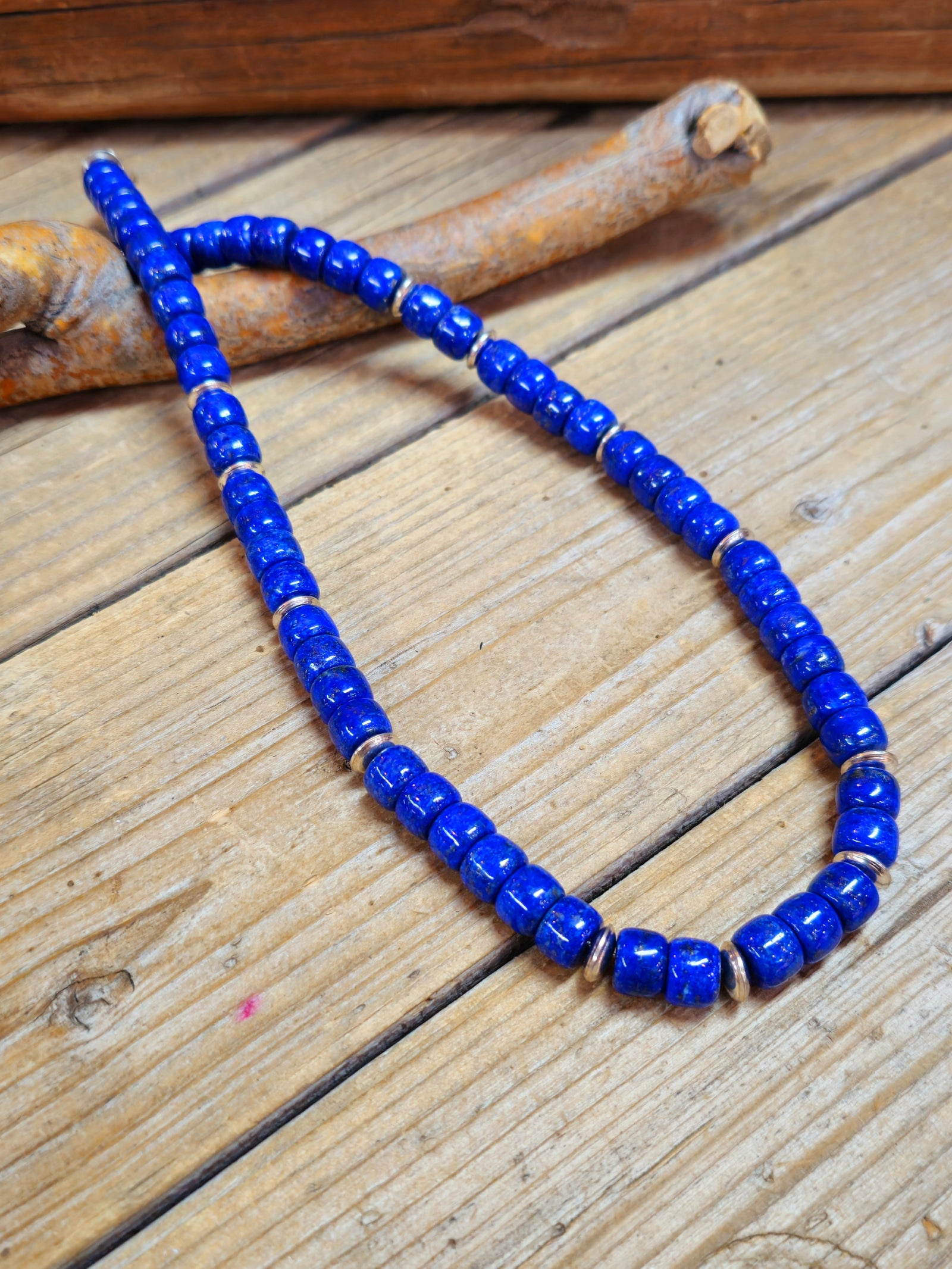 Lapis and Sterling Silver Necklace