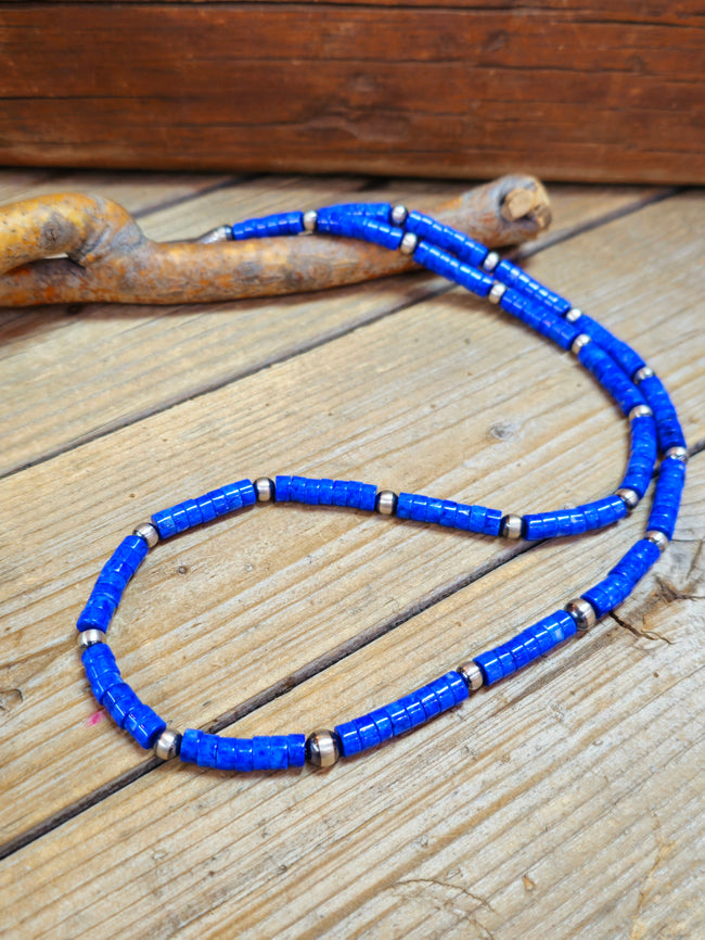 Lapis and Sterling Silver Necklace