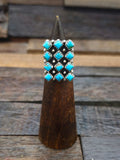 Square Stone Turquoise Ring by Verly Betone Size 7.5