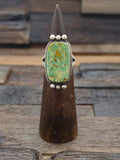 Green Turquoise Ring by Selena Warner Size 10