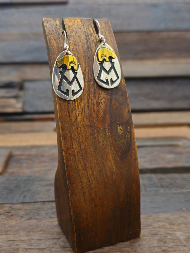 Bear Overlay Earrings by Rose Singer