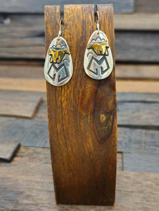 Horse Overlay Earrings by Rose Singer