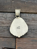 White Buffalo Triangle Pendant