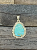 Turquoise Triangle Pendant