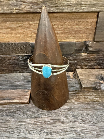 Blue Turquoise Cuff Bracelet