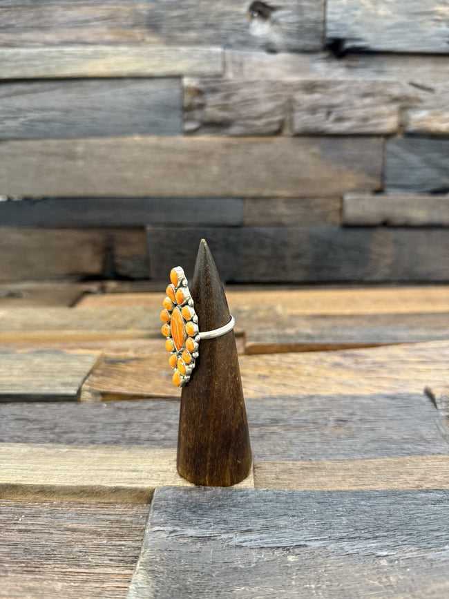 Adjustable Long Cluster Ring by Marco Begay 2"