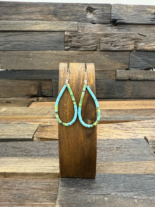 Heishi Loop Dangle Earring by Fred Archuleta