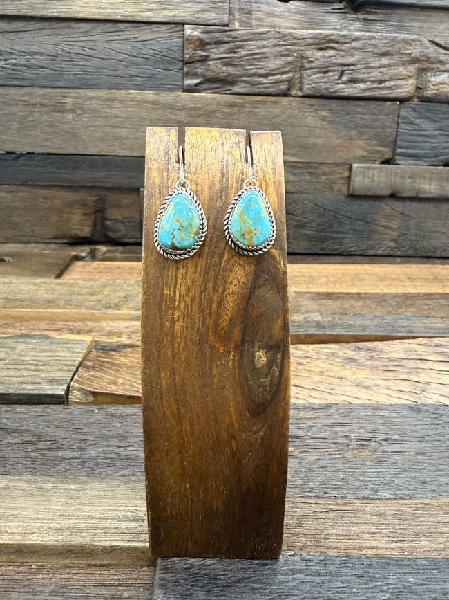 Turquoise Dangle Earrings by Rosella Paxton