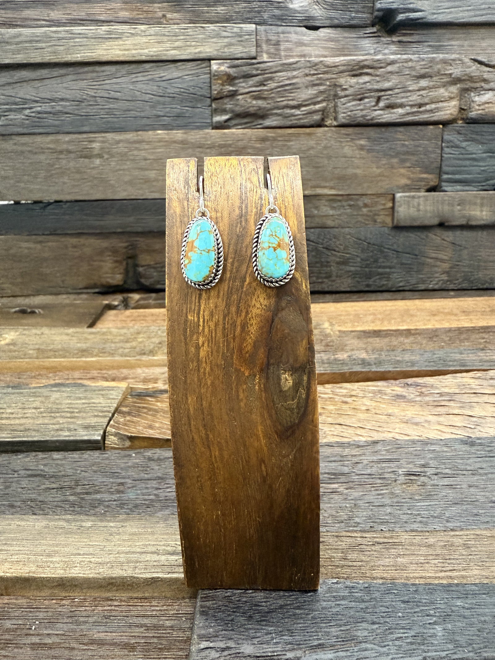 Turquoise Dangle Earrings by Rosella Paxton