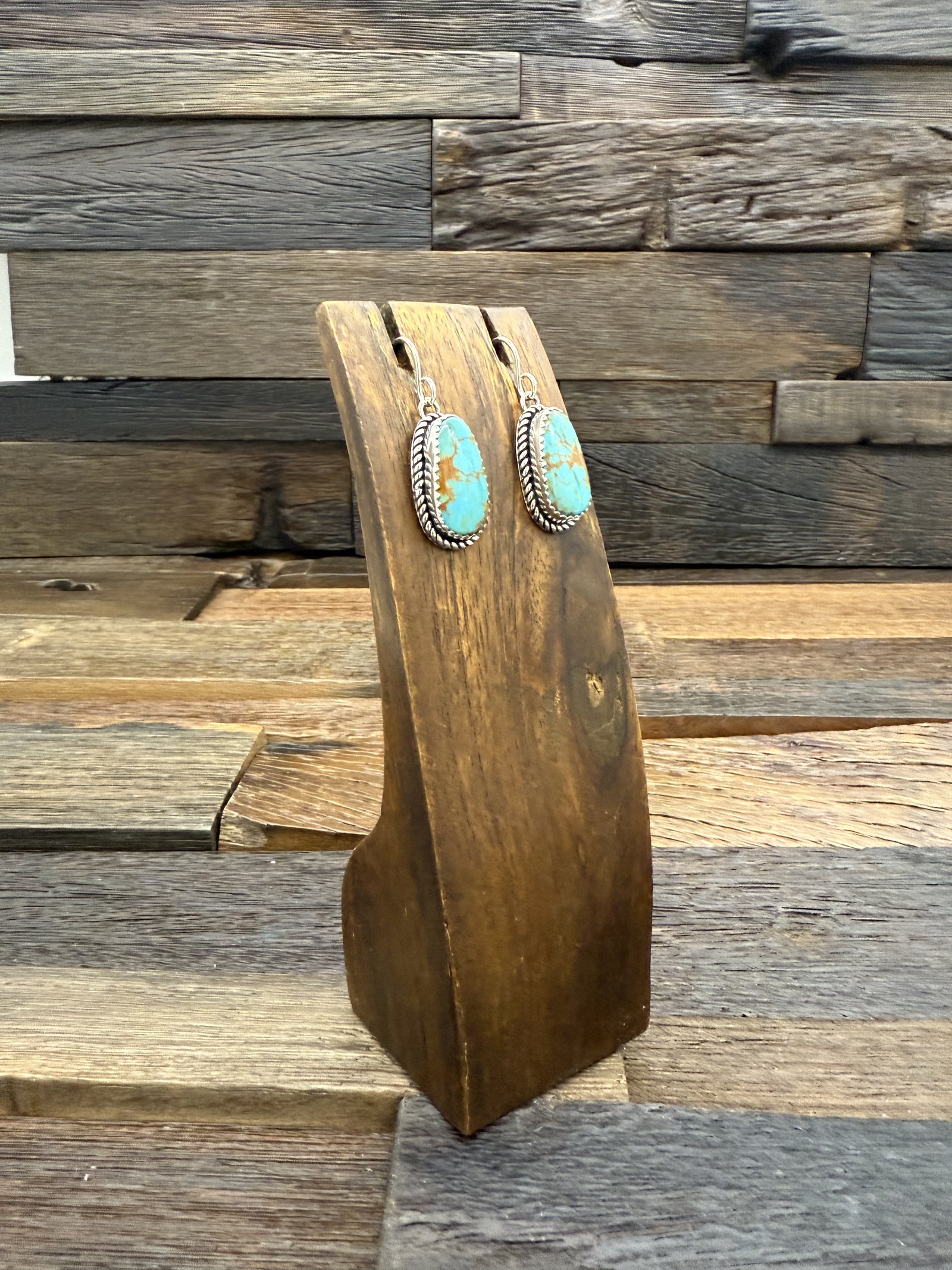 Turquoise Dangle Earrings by Rosella Paxton