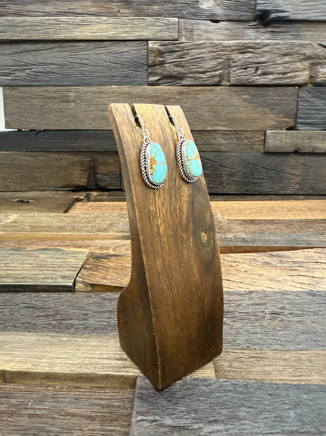 Turquoise Dangle Earrings by Rosella Paxton