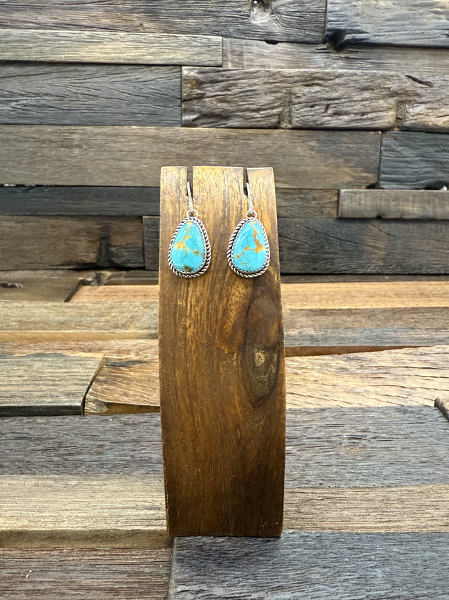 Turquoise Dangle Earrings by Rosella Paxton