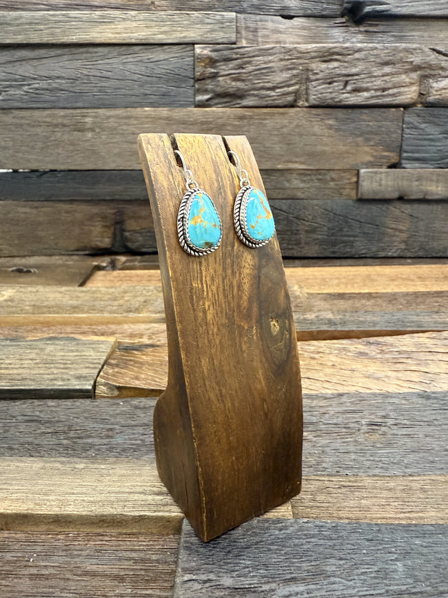 Turquoise Dangle Earrings by Rosella Paxton