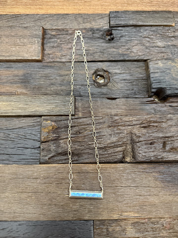 Blue Turquoise and Multi-stone Necklace by Rose Singer