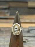 White Buffalo Ring by Nila Johnson Size 6