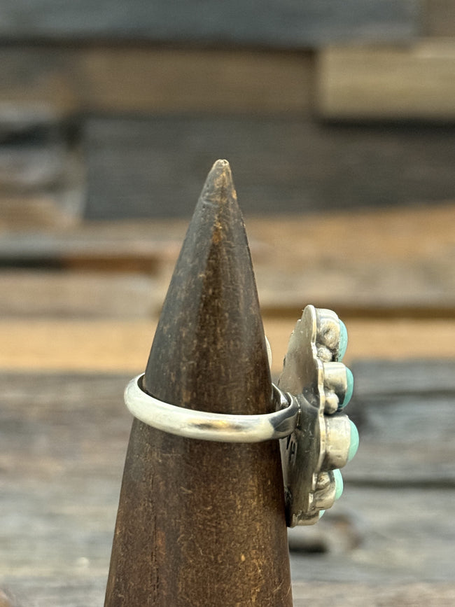 Adjustable Carico Lake Cluster Ring