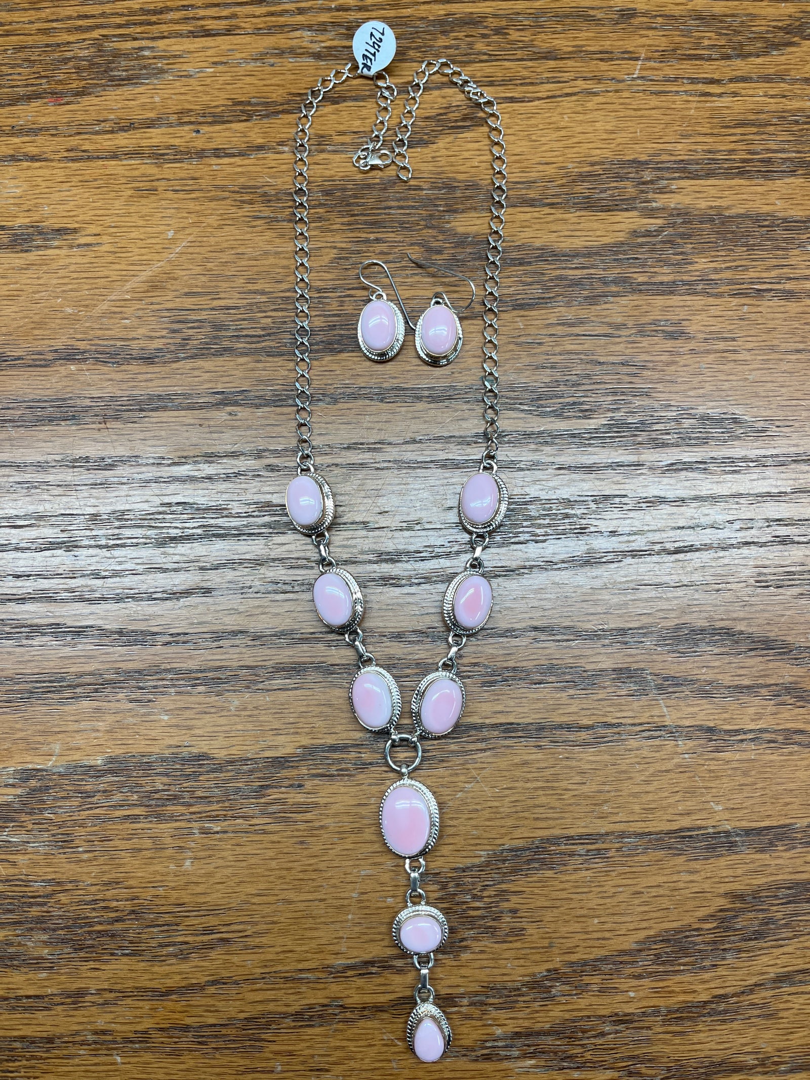 Pink Conch Shell Lariat