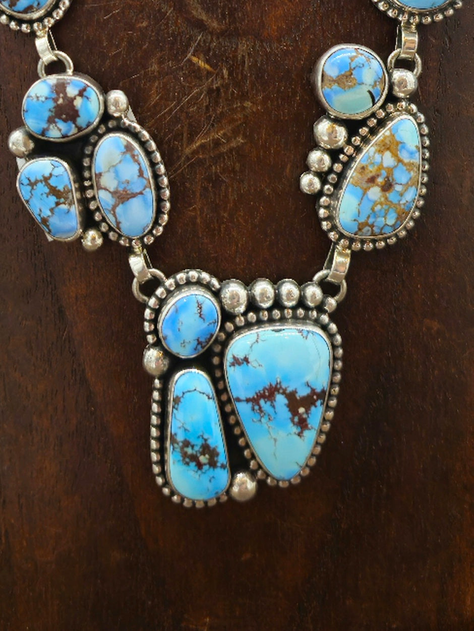 Golden Hill Necklace and Earring Set by Mary Ellen 24 in.