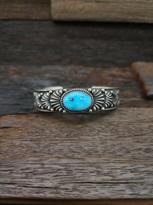 Blue Turquoise Cuff Bracelet