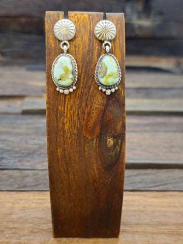 Teardrop Bumblebee Jasper Earrings