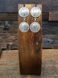 Double Mercury Dime Earrings