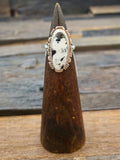 White Buffalo Ring by L. Yazzie Size 7