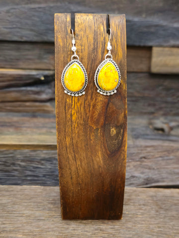 Palomino Turquoise Drop Earrings by  L.B.