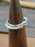 Heart and Arrow Stamped Open Ring by Sunshine Reeves Size 11