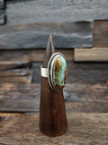 Jess Martinez Turquoise and Sterling Ring