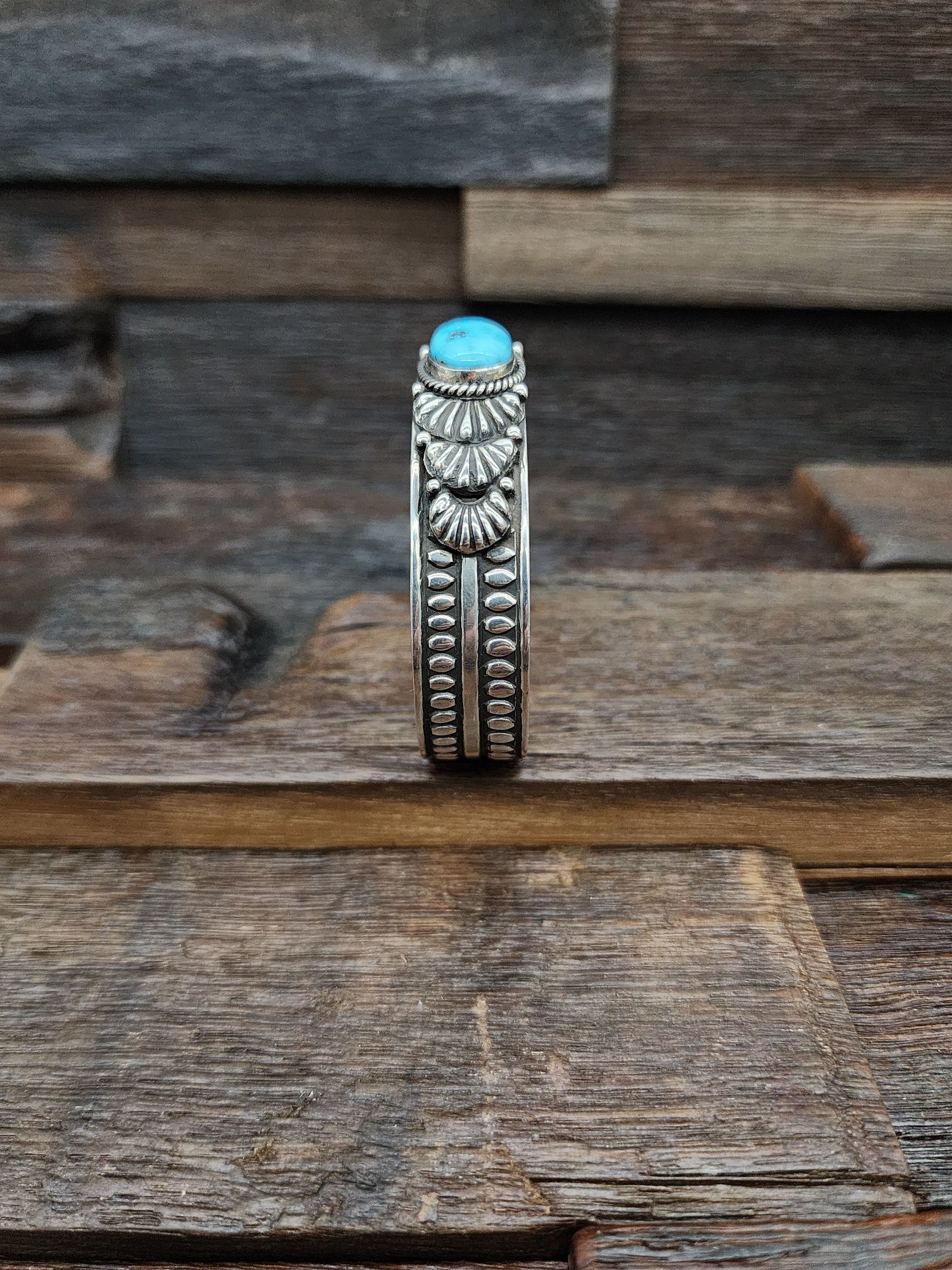 Blue Turquoise Cuff Bracelet