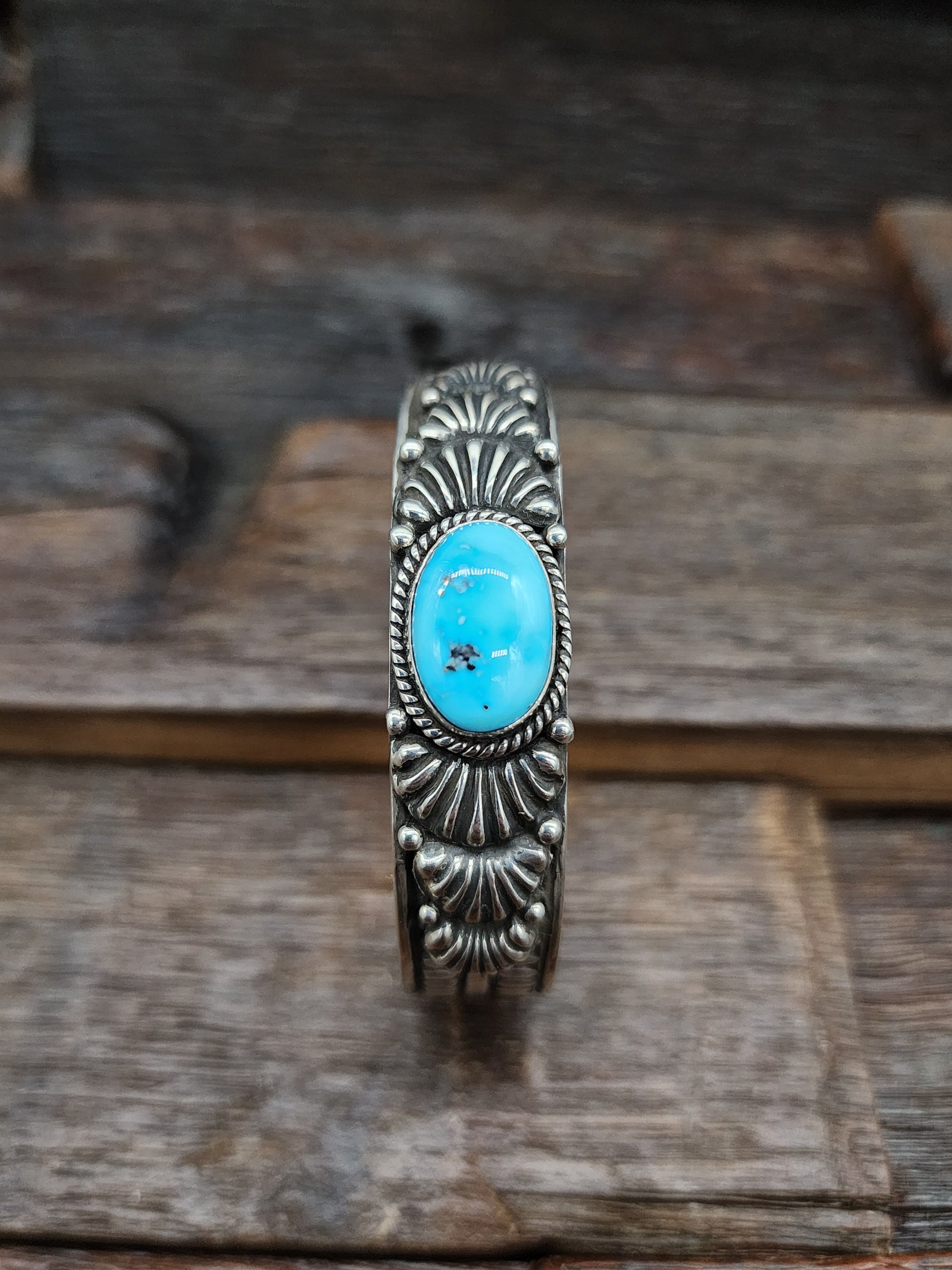 Blue Turquoise Cuff Bracelet