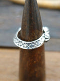 Straight Arrow and Crossed Arrow Stamped Open Ring by Sunshine Reeves Size 10