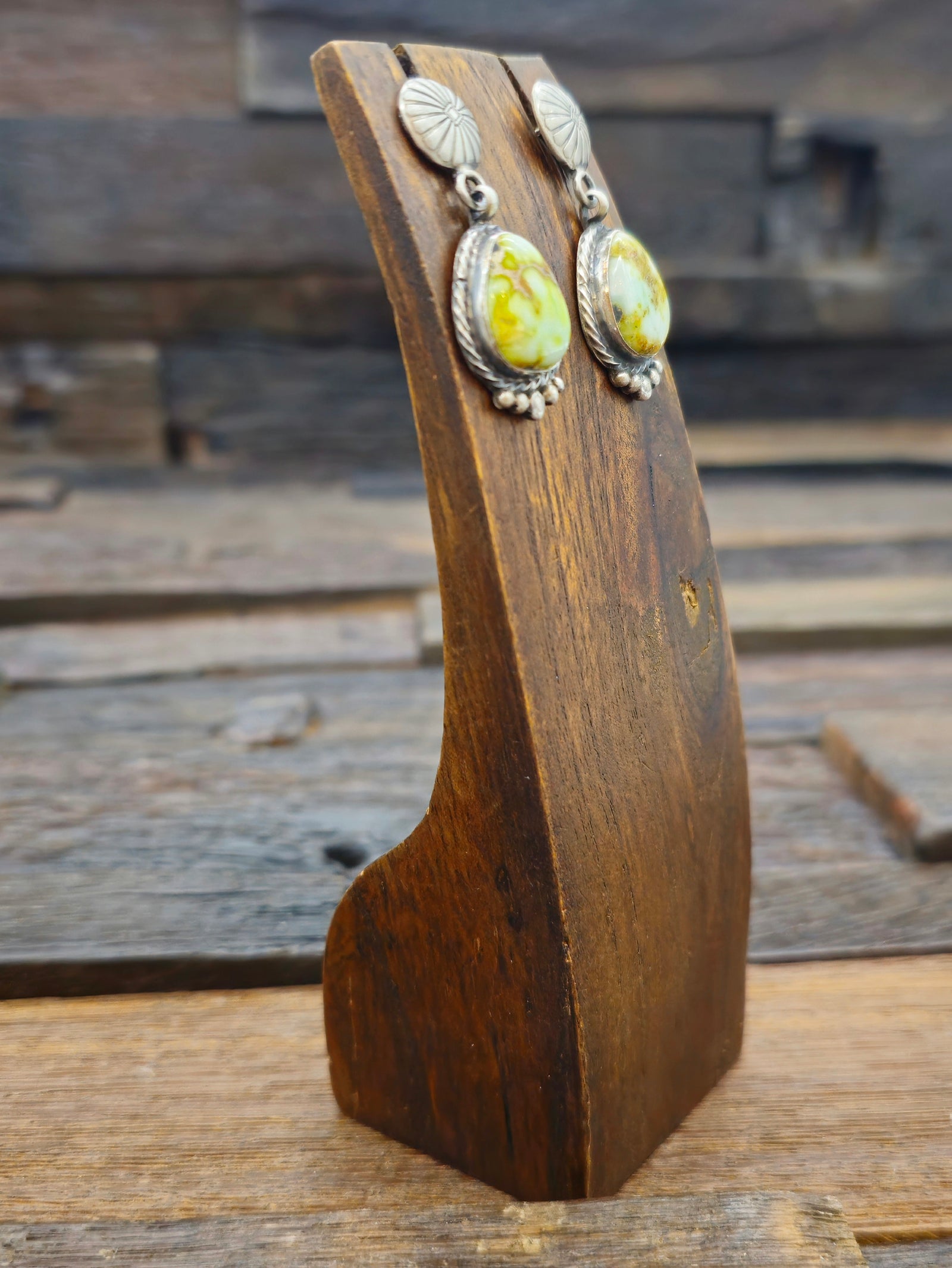 Palomino Turquoise Drop Earrings by  L.B.