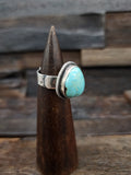 Leon Martinez Turquoise and Sterling Ring