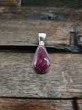 Purple Spiny Oyster Teardrop Pendant