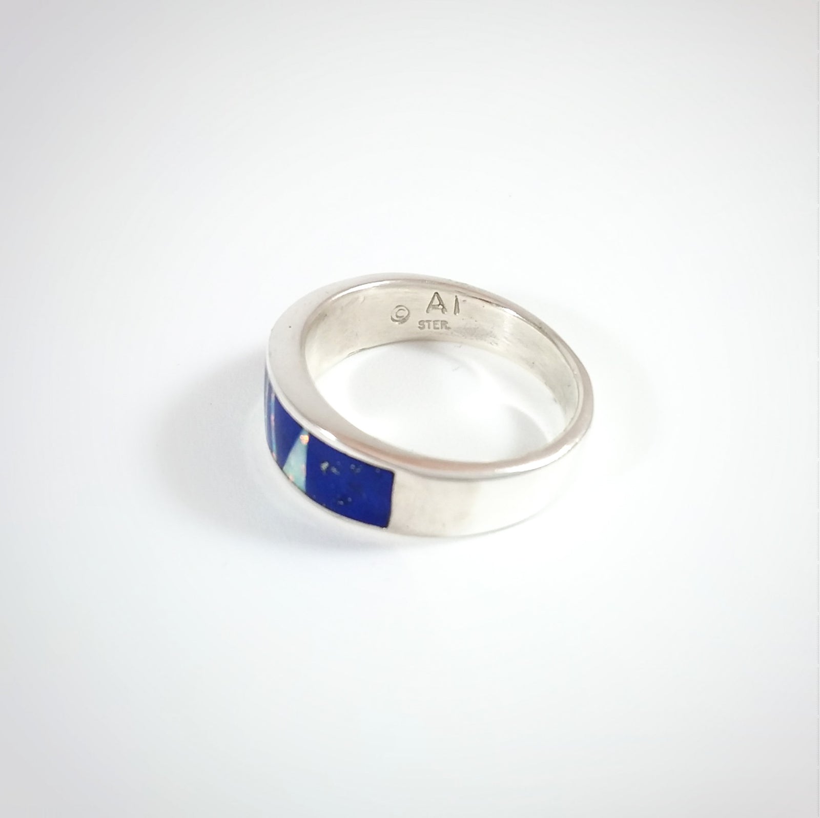 Lapis/Opal Inlay Ring