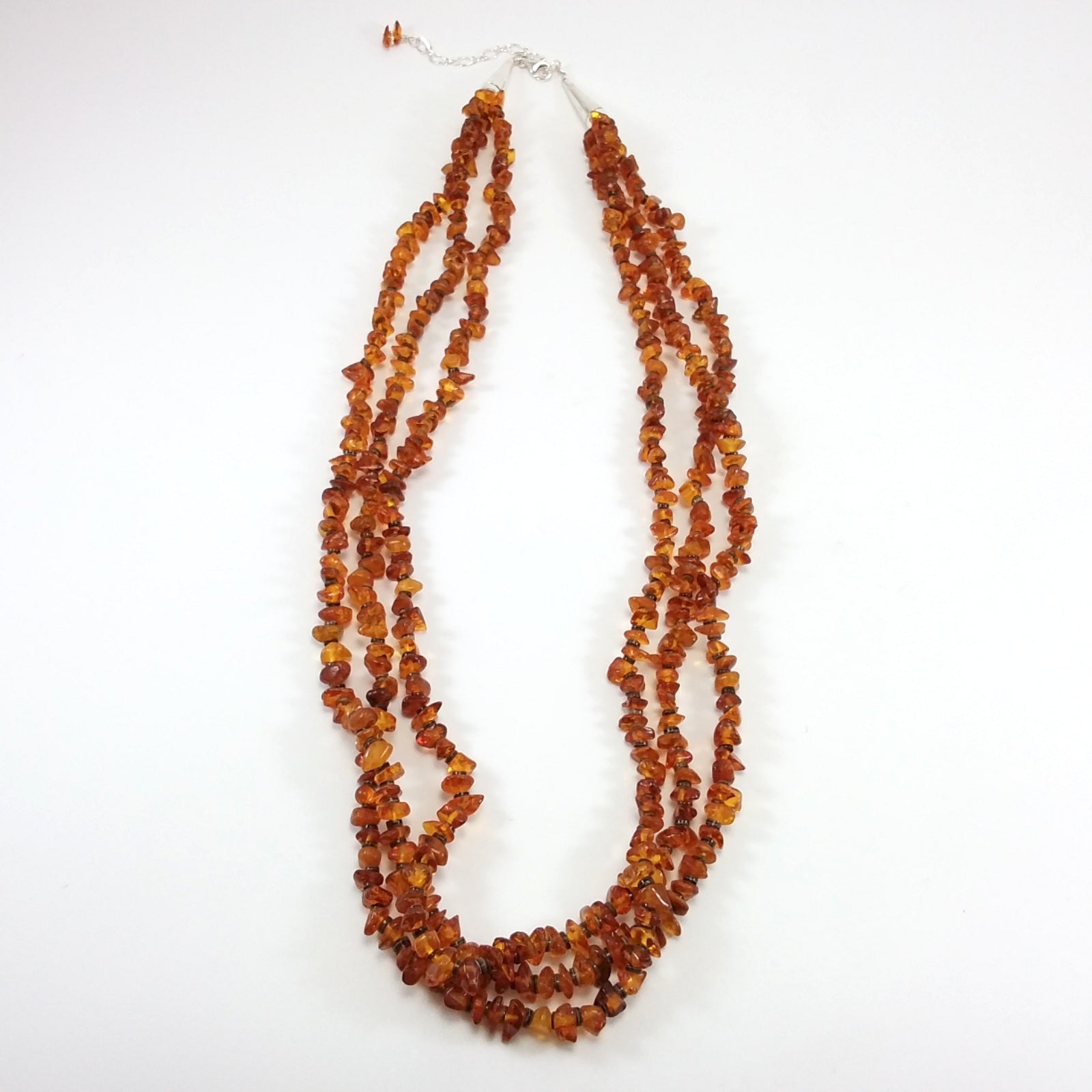 Amber Bead Necklace - Navajo